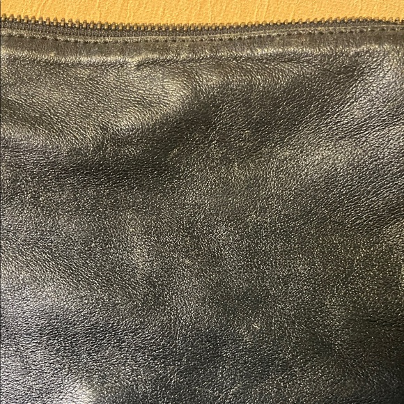 Hype Black Leather Hobo Bag with Studded Pocket - read description - Picture 7 of 16